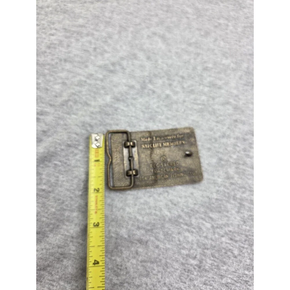North American Fishing Club Life Member Belt Buckle